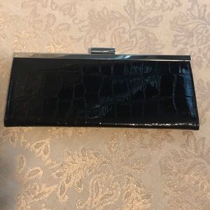 Black Patent Leather Clutch